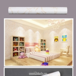 Giấy decal cuộn họa tiết dây leo vàng