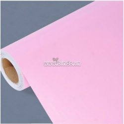 Giấy decal cuộn màu hồng trơn