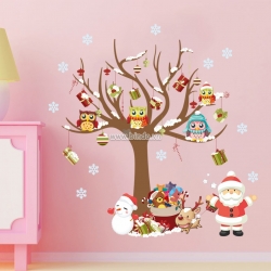 Decal dán tường Noel 14