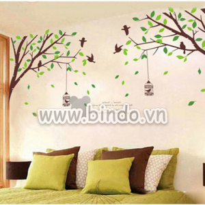 Decal dán tường 2 cành cây to