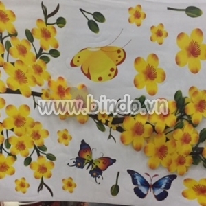 Decal dán tường Cành hoa mai 2