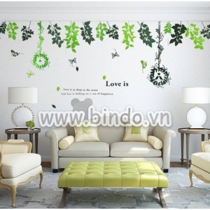 Decal dán tường Cây nguyệt quế