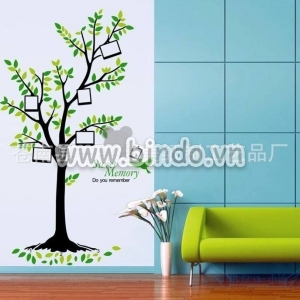 Decal dán tường Cây photo 5