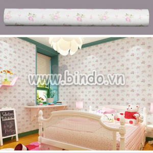Giấy decal cuộn hoa hồng