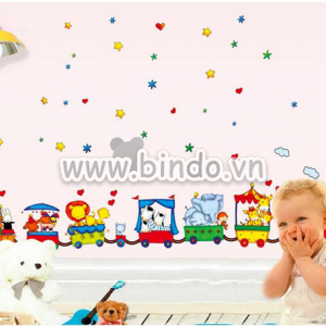 Decal dán tường Đoàn tàu to