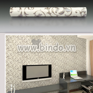 Giấy dán tường Giấy decal cuộn họa tiết vàng 2