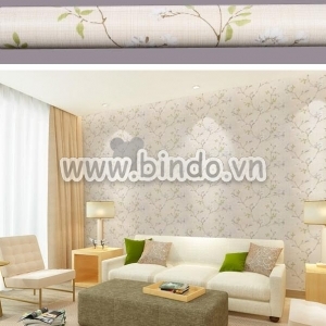 Giấy Decal cuộn cành cây lá xanh