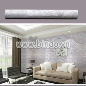 Giấy decal cuộn gạch xám trắng