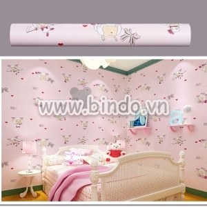Giấy decal cuộn hoạt hình cừu hồng