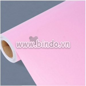 Giấy decal cuộn màu hồng trơn