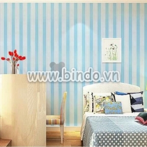 Giấy decal cuộn sọc xanh dương