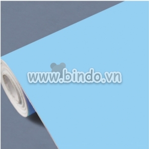 Giấy decal cuộn màu xanh trơn