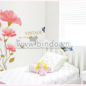 Decal dán tường Hoa anh Thảo