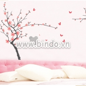 Decal dán tường Cành đào 7