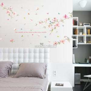 Decal dán tường Hoa mùa xuân