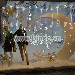 Decal dán tường Merry Christmas 7