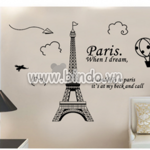 Decal dán tường Tháp to 2