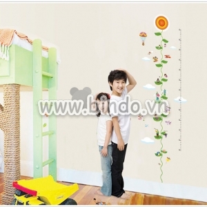 Decal dán tường Thước đo cây thần kỳ