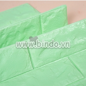 Xốp dán tường màu xanh lá lợt