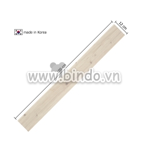 Xốp giả gỗ hàn quốc chân tường Ivory (100x12)
