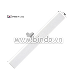 Xốp giả gỗ hàn quốc chân tường white (100x12)