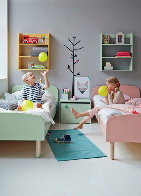 Giải pháp bố trí phòng ngủ chung cho bé trai và bé gái 5