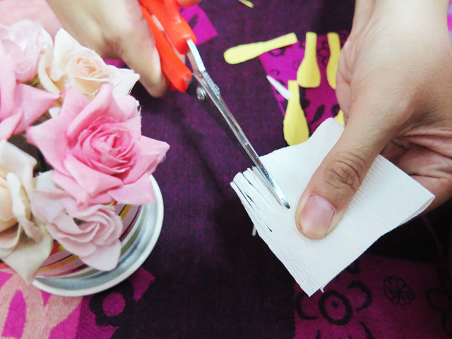 Trang trí tết với cách làm hoa mai bằng giấy đón lộc đầu năm 2