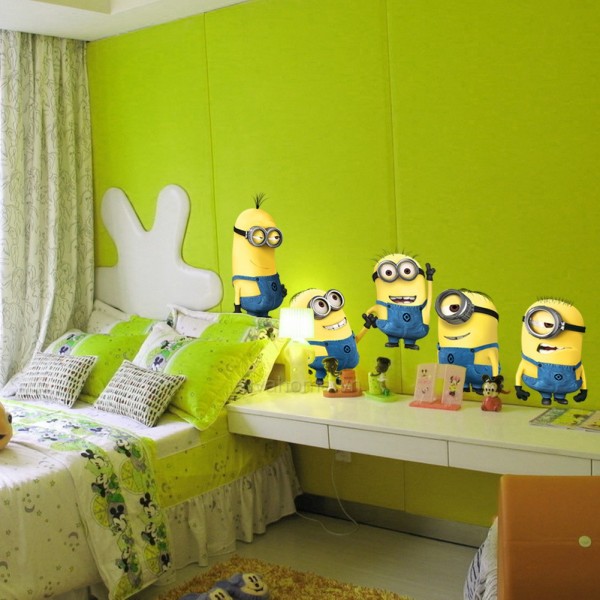 Giới thiệu về giấy dán tường minion trang trí phòng ngủ cho bé yêu 2
