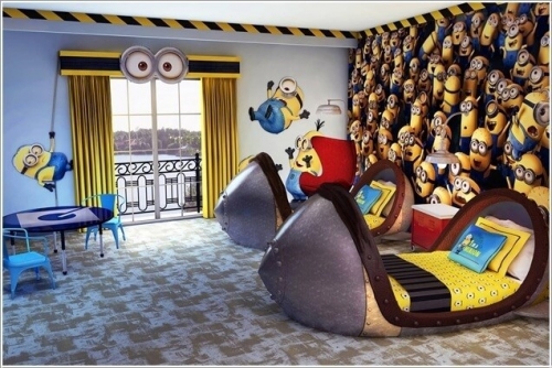 Giới thiệu về giấy dán tường minion trang trí phòng ngủ cho bé yêu 4