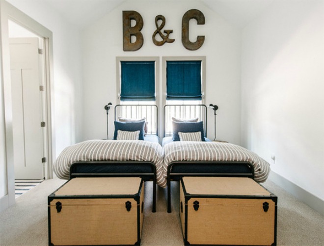Những kiểu trang trí phòng ngủ ấn tượng bằng chữ cái  6
