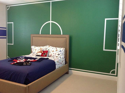 Những mẫu phòng ngủ cho những chàng trai mê bóng đá 3