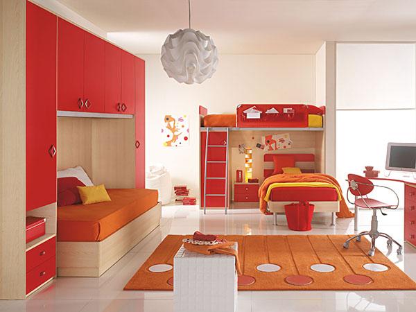 Gợi ý trang trí phòng ngủ màu đỏ 4