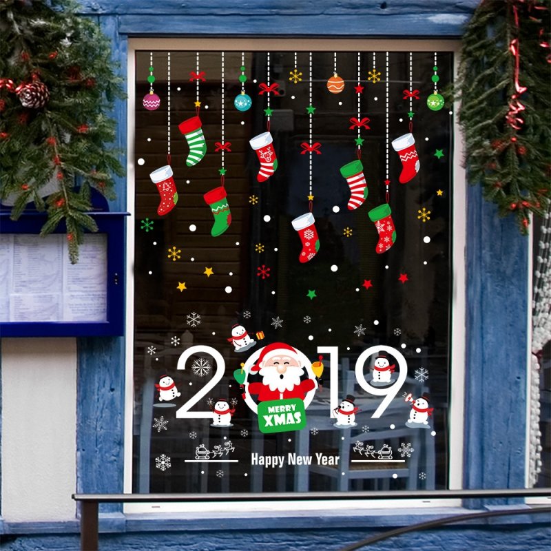 Ngắm nhìn những mẫu decal dán tường trang trí Noel 2019 8