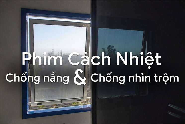 Phim cách nhiệt cửa kính chống nắng & chống nhìn trộm – Có tối mắt không?