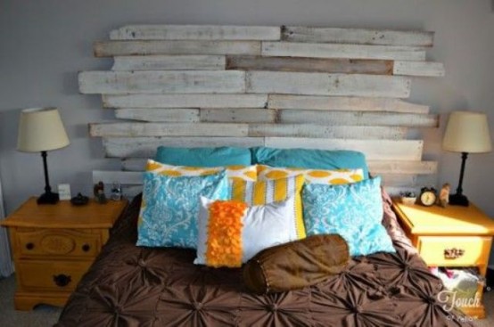 Làm đẹp và trang trí phòng ngủ với headboard được sơn trắng 4