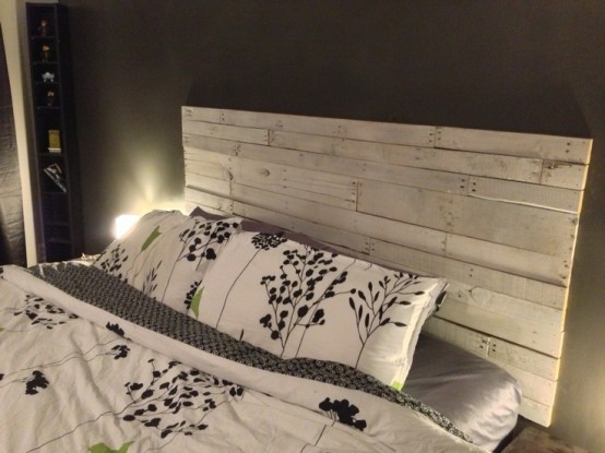 Làm đẹp và trang trí phòng ngủ với headboard được sơn trắng 8