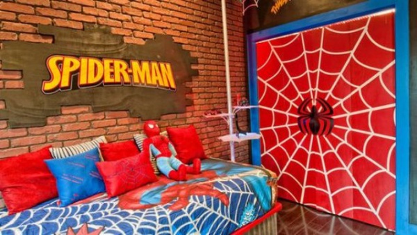 Trang trí phòng cho bé trai theo kiểu Spiderman 11