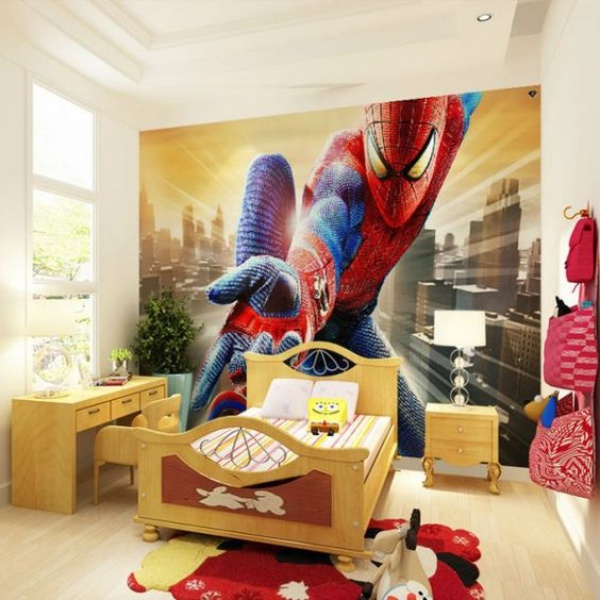 Trang trí phòng cho bé trai theo kiểu Spiderman 7