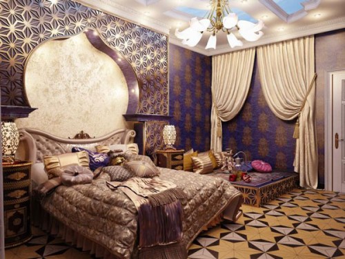 Tham khảo mẫu phòng ngủ theo phong cách hoàng gia 1