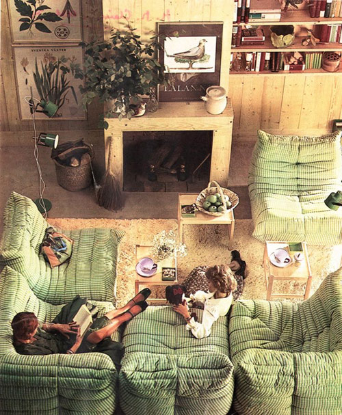 Trang trí phòng khách với những chiếc ghế sofa Togo 3