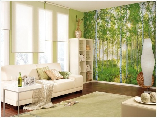 Trang trí phòng khách với những bức tranh tường đẹp mê hồn 2
