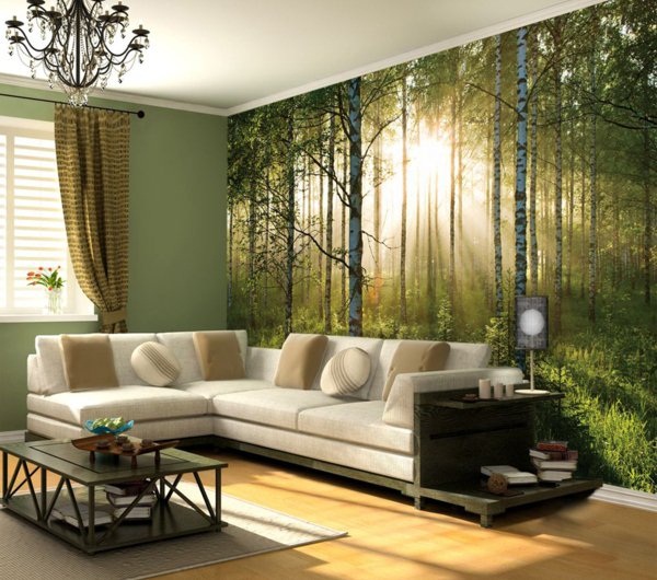 Trang trí phòng khách với những bức tranh tường đẹp mê hồn 4