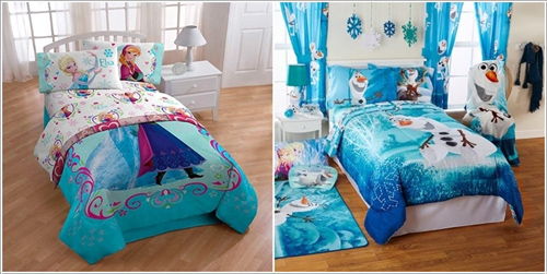Trang trí phòng ngủ cho bé gái phong cách Frozen 1