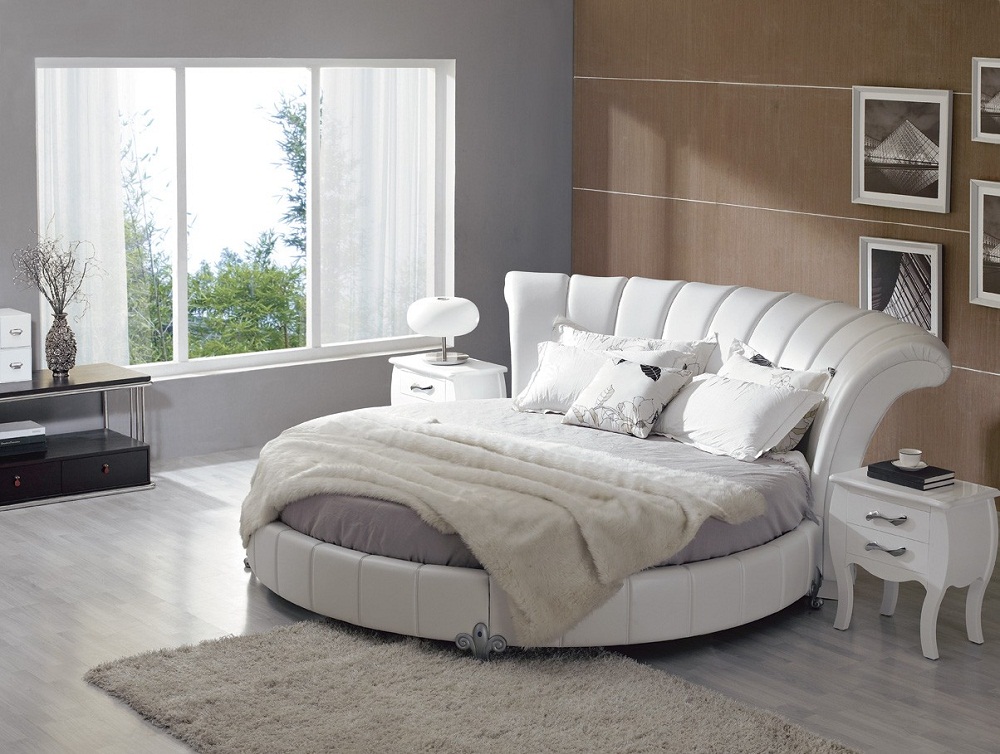 Trang trí phòng ngủ sành điệu và ấn tượng với chiếc giường tròn  1
