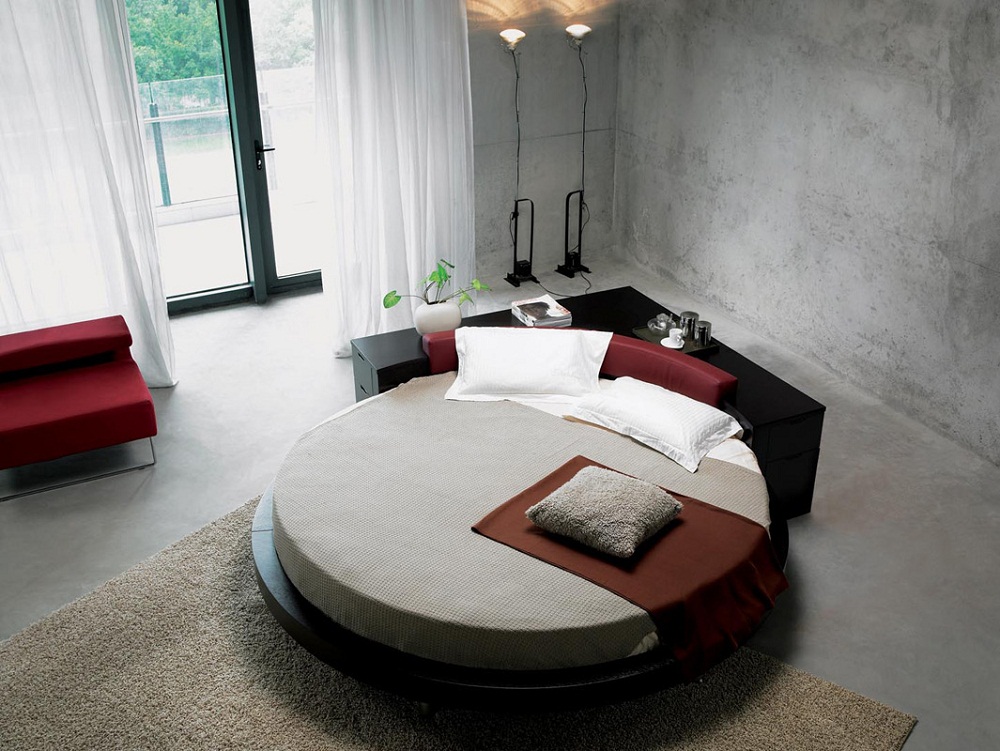 Trang trí phòng ngủ sành điệu và ấn tượng với chiếc giường tròn  10