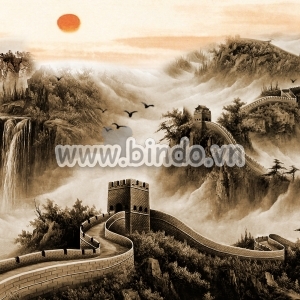 Tranh phong cảnh vạn lý trường thành tô điểm không gian nhà bạn 1