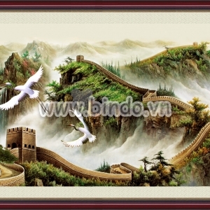 Tranh phong cảnh vạn lý trường thành tô điểm không gian nhà bạn 2