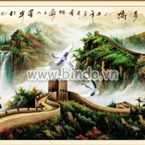 Tranh phong cảnh vạn lý trường thành tô điểm không gian nhà bạn 4