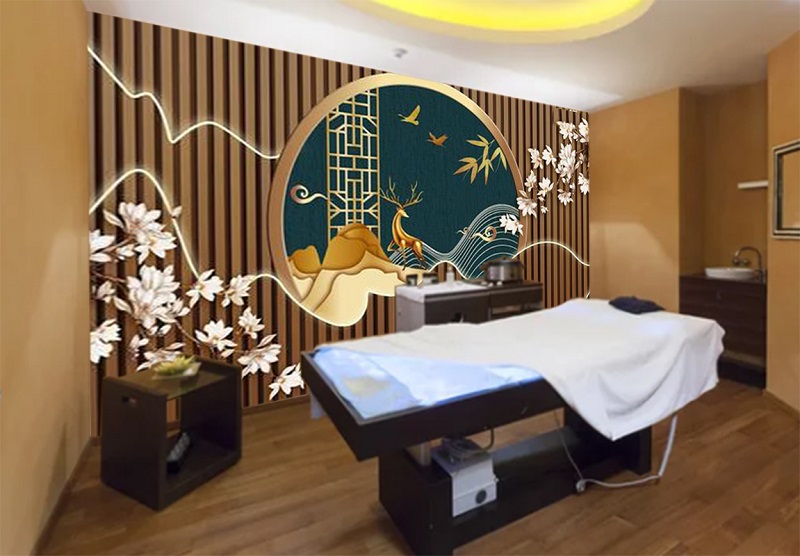 Hình ảnh tranh spa khổ lớn dán tường 3