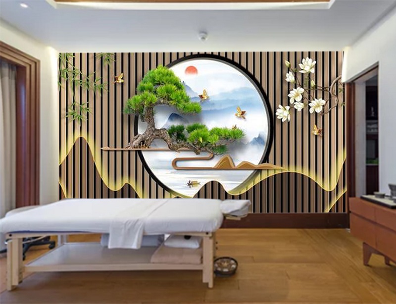 Hình ảnh tranh spa khổ lớn dán tường 12